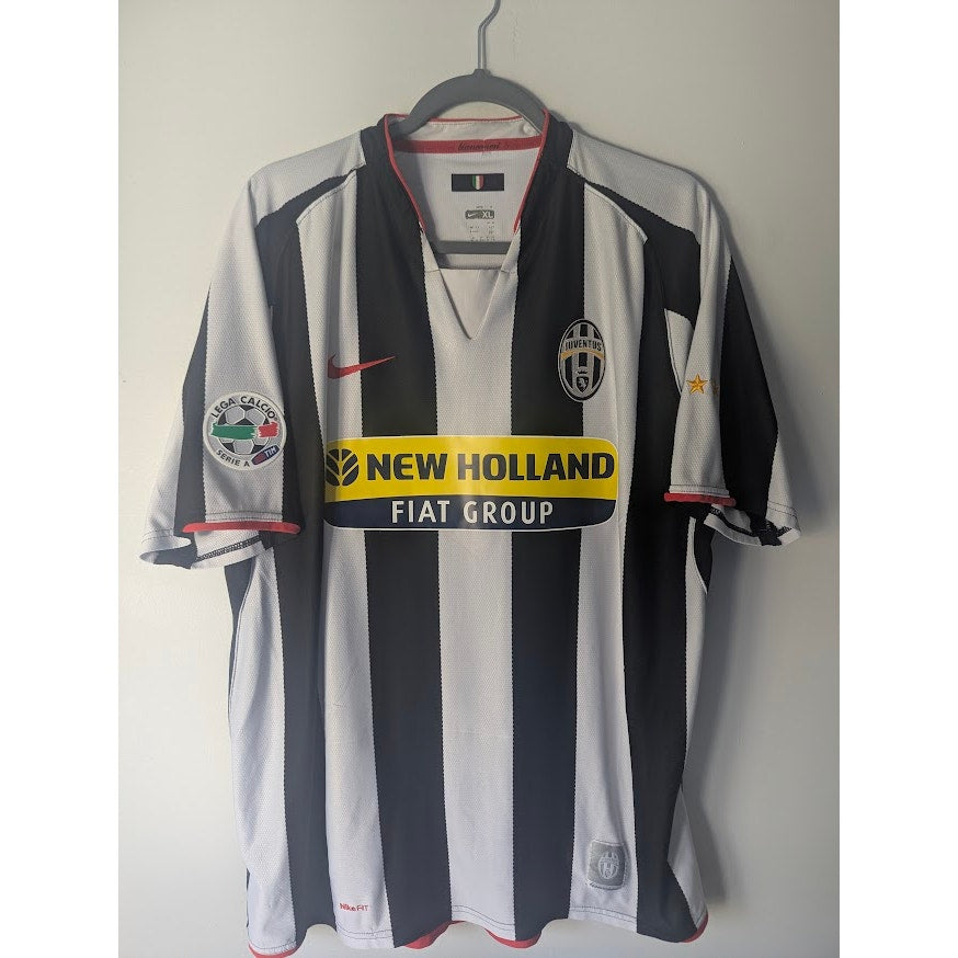 Authentic Retro Nike Juventus Del Piero Jersey Soccer Men XL 2007-2008 Home