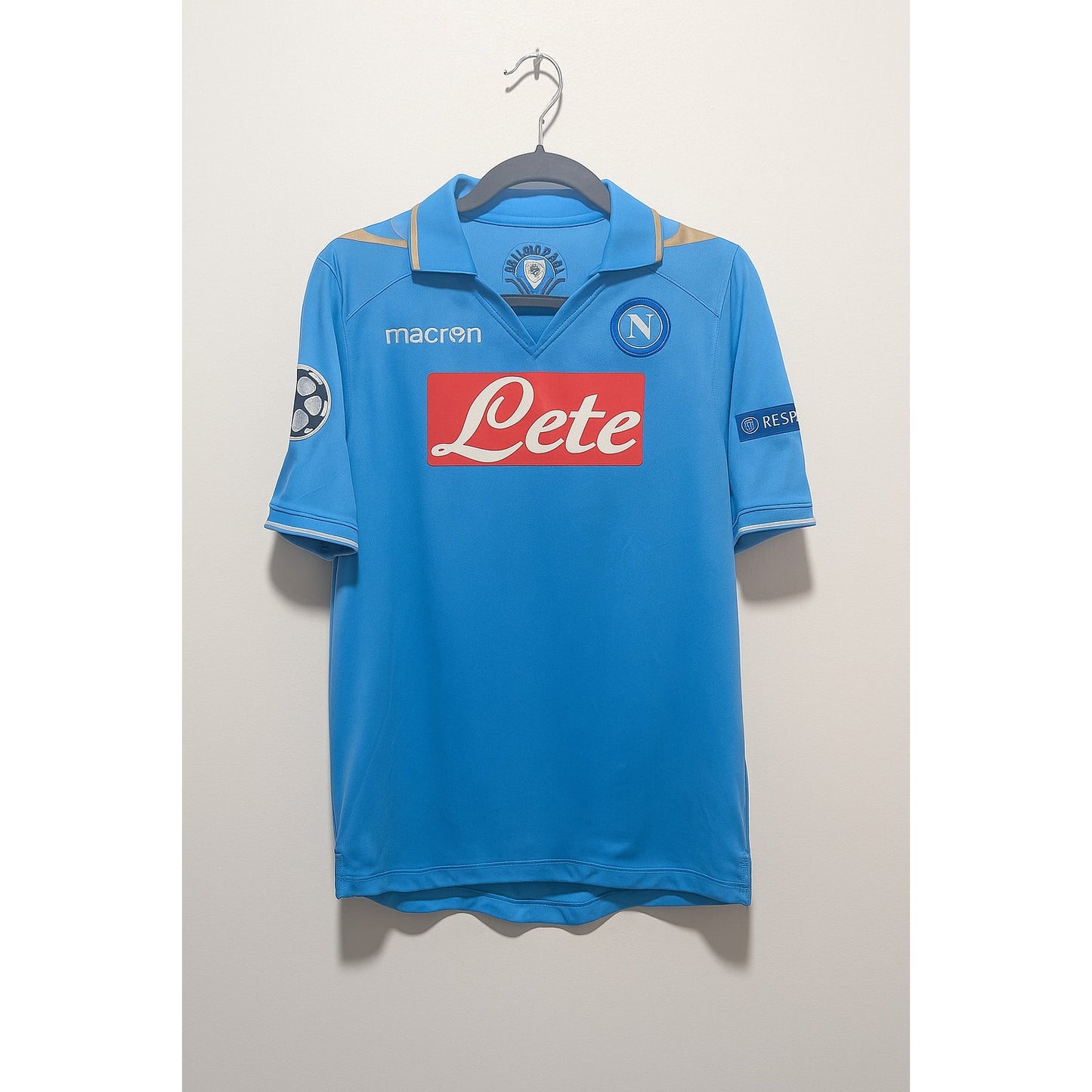 SSC Napoli 2011-12 Home Edinson Cavani Jersey Men’s XL Macron UCL Vintage Soccer Shirt