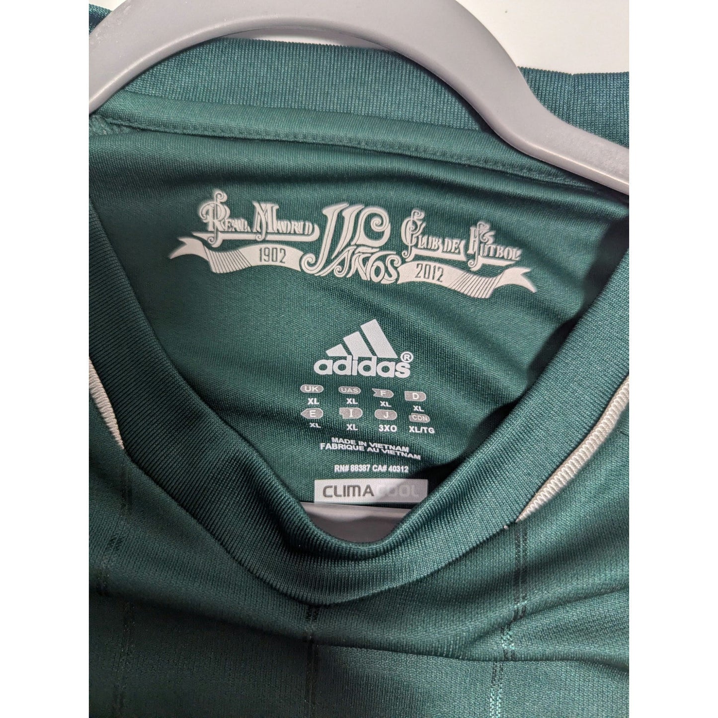 Real Madrid 2012-13 Third Ozil Jersey | Longsleeve | Men's XL | Fully Patched