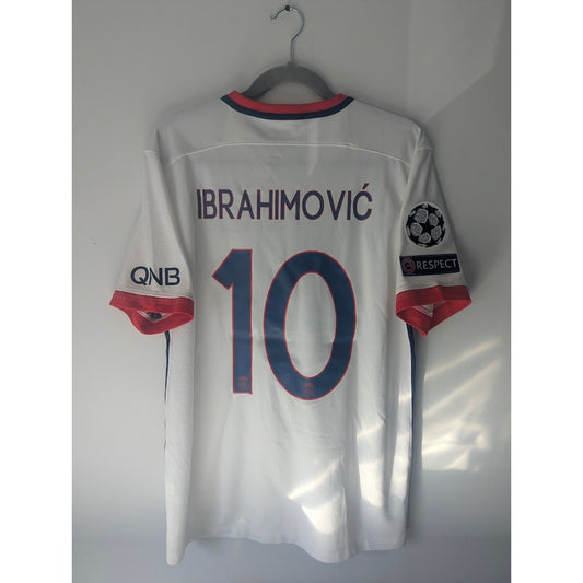PSG 2015–16 Away Ibrahimovic Jersey – Men’s Large | UCL Fully Patched Shirt