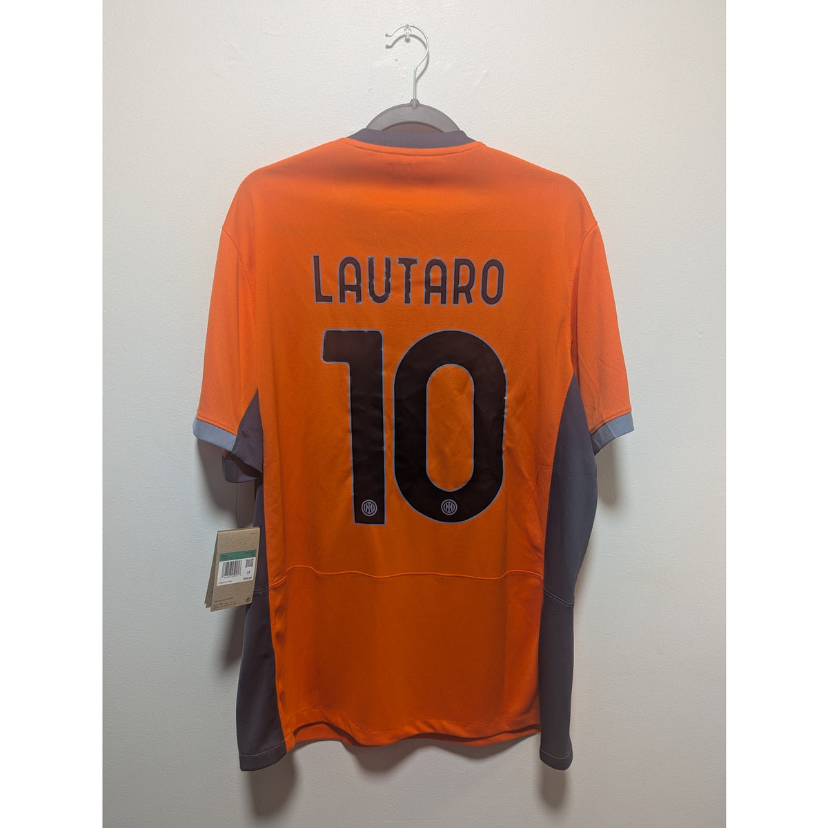 Inter Milan 2023-24 Third Lautaro Martínez Jersey Men's XL NWT Nike Serie A Fully Patched TMNT Sponsor