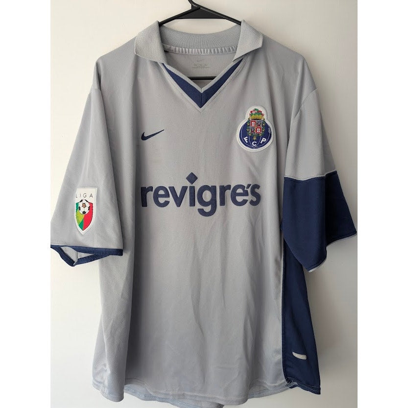 FC Porto 2001-02 Away Deco #10 Jersey Mens XXL Nike Vintage Authentic