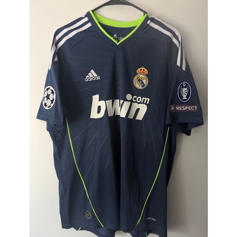 Real Madrid 2010-11 Away Cristiano Ronaldo Jersey Men’s XL Adidas UCL Fully Patched