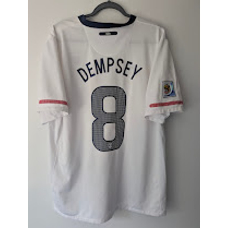 USA 2010 Home Clint Dempsey Jersey Men's XL Nike World Cup Fully Patched