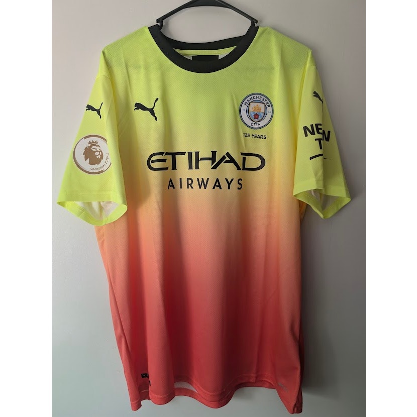 Manchester City 2019-20 Third Kevin De Bruyne Jersey Men’s XL NWT Puma EPL Fully Patched