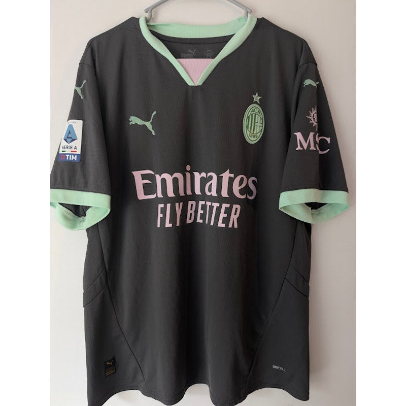 AC Milan 2024-25 Third Christian Pulisic Jersey Men’s XL Puma Serie A Fully Patched