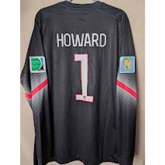 USA 2014 World Cup goalkeeper Tim Howard matchday issue jersey, Nike, men's XL