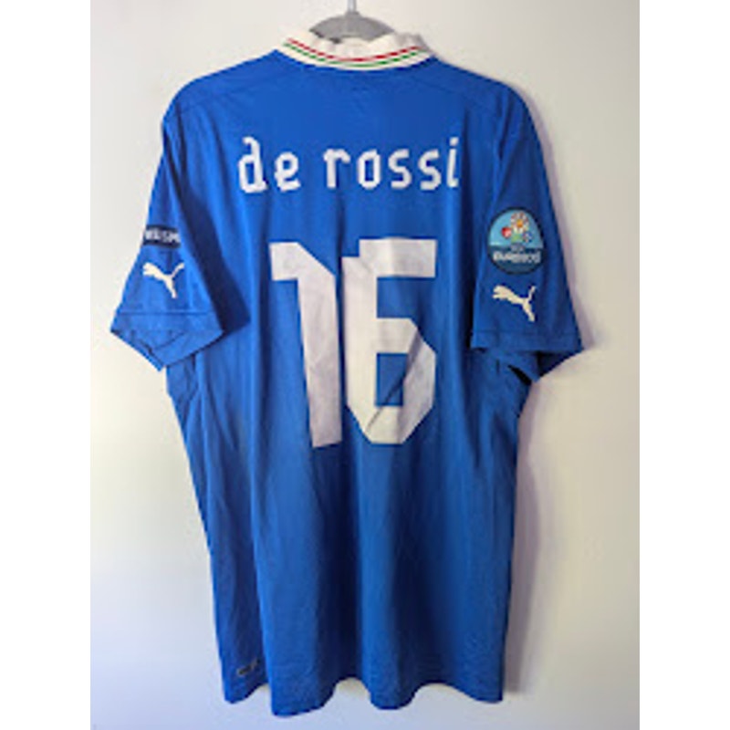 Italy 2012 Home Daniele De Rossi Jersey Men’s XXL Puma Euro 2012 Vintage Soccer Shirt