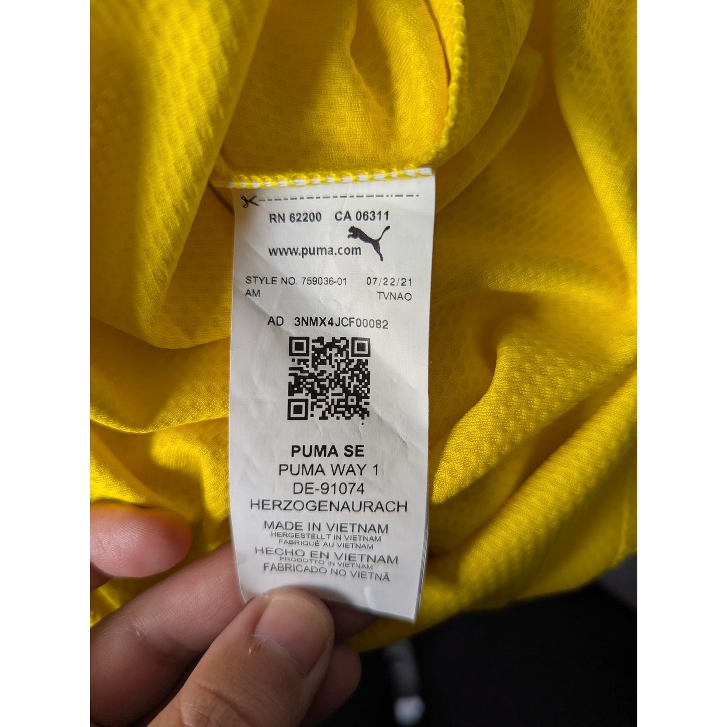 BVB 2021-22 Home Erling Haaland Jersey - Men's Large