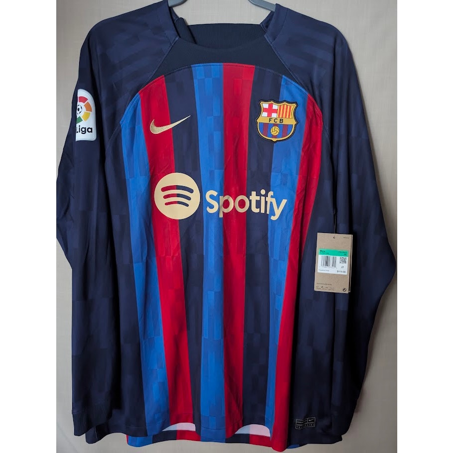 FC Barcelona 2022-23 Home Lamine Yamal Jersey Mens XL NWT Long Sleeve