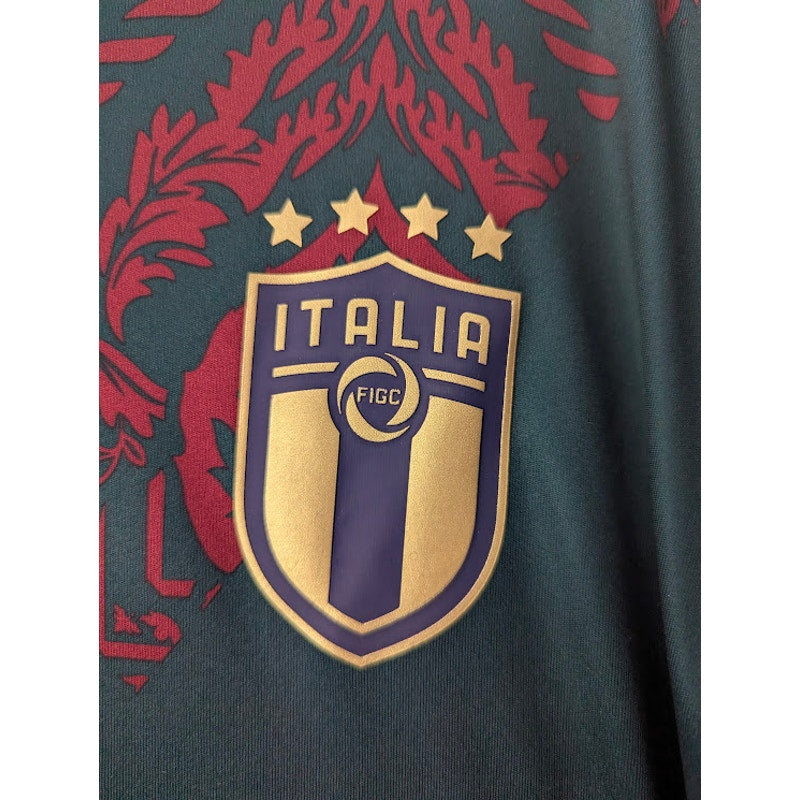 Italy 2019 Training Jersey Men’s XXL Puma FIGC Soccer Shirt Green Gold