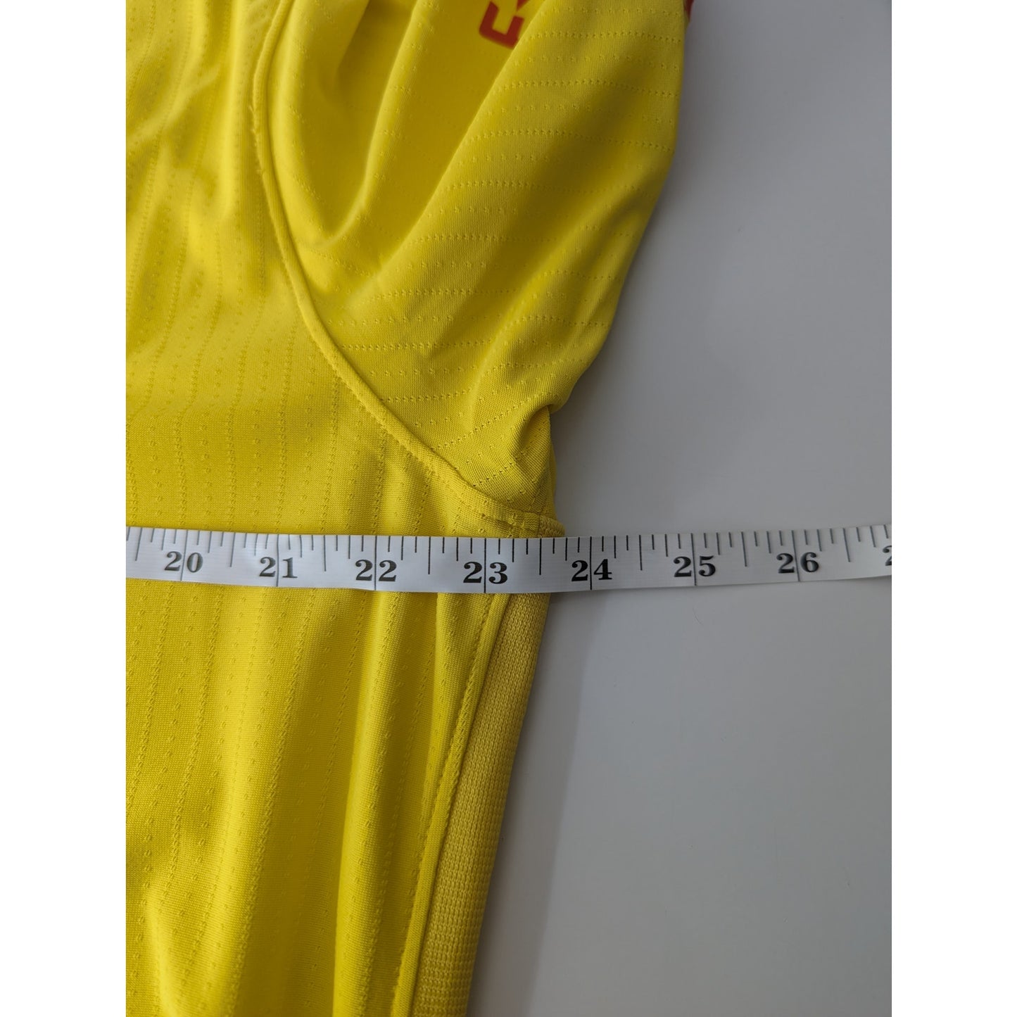 Liverpool 2021-22 Third Salah Soccer Jersey NWT Authentic Nike ADV Men XL Yellow