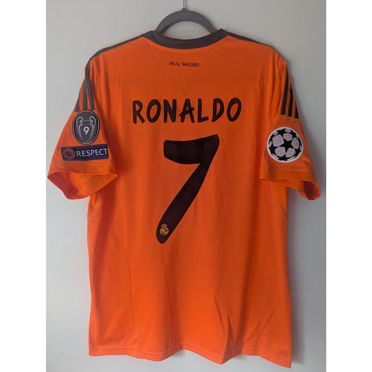 2013-14 Real Madrid Third Cristiano Ronaldo Soccer Jersey Men L NWT Authentic