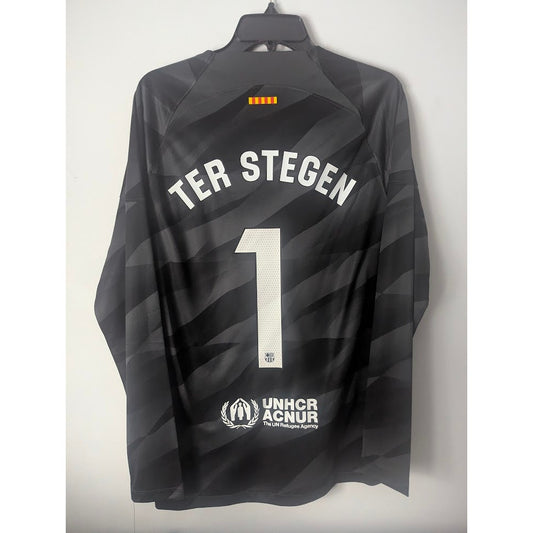 FC Barcelona 2023–24 GK Ter Stegen Jersey – Men’s Large | NWT Nike Goalkeeper