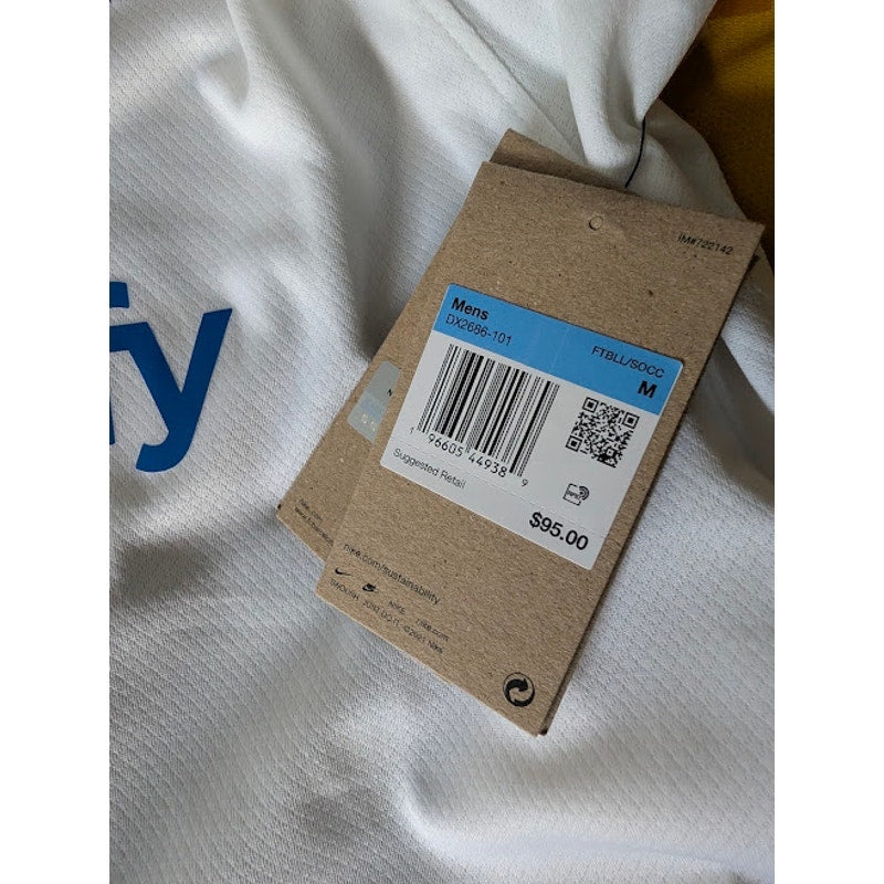 FC Barcelona 2023-24 Away Lamine Yamal #27 Jersey Mens Medium NWT Nike UCL Fully Patched