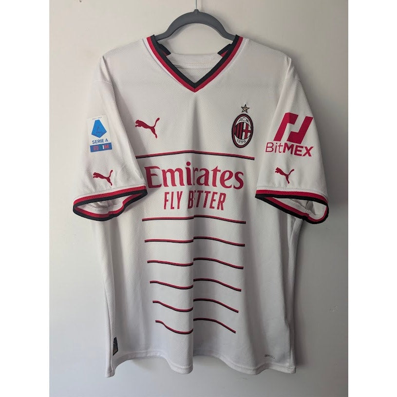 AC Milan 2021-22 Away Zlatan Ibrahimovic Jersey Men’s XL Puma Serie A Fully Patched