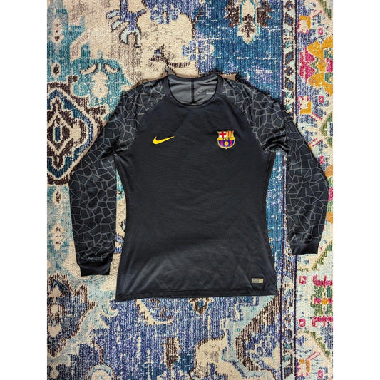FC Barcelona Jersey 2017-18 Goalkeeper Jersey - Matchday Issue - Men's XL