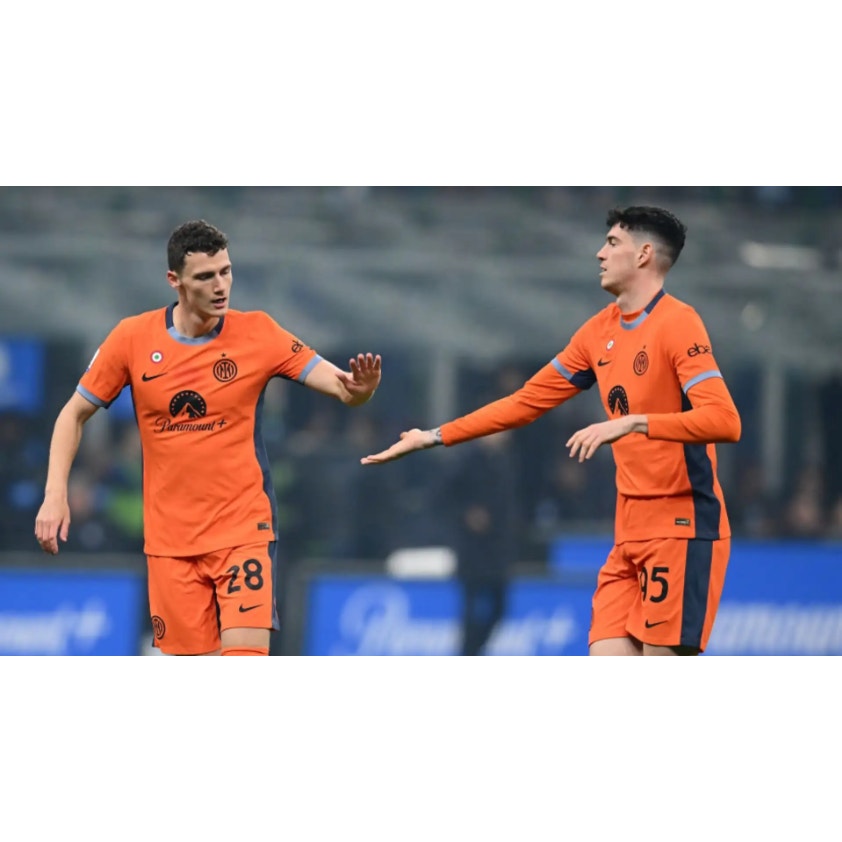 Inter Milan 2023–24 Third Bastoni Jersey – Men’s XL | NWT TMNT Sponsor Fully Patched Shirt