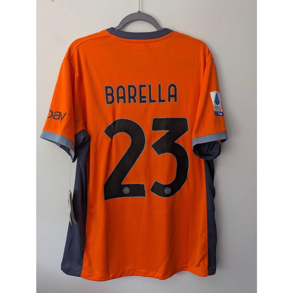 Inter Milan 2023-24 Third Barella Jersey Men XL NWT TMNT Sponsor