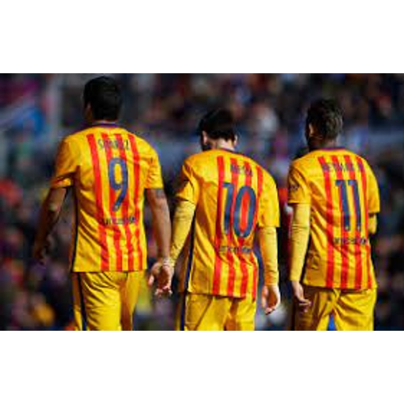 FC Barcelona 2015-16 Away Lionel Messi Jersey - Men's XXL