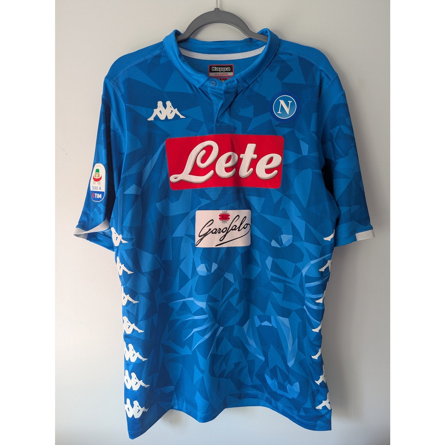 Napoli 2018-19 Home Marek Hamsik Jersey XXL Authentic Kappa Rare Serie A Kit