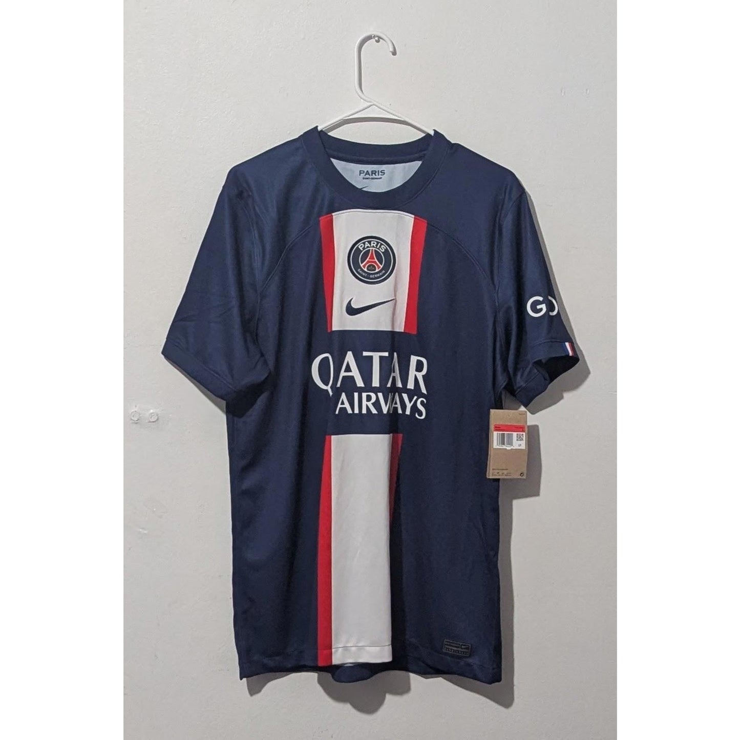 PSG 2022-23 Home Mbappe Jersey - Men's Large - NWT