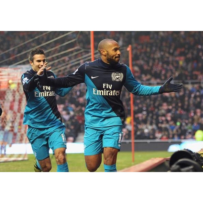 Arsenal 2011-12 Away Thierry Henry #12 Jersey — Authentic Nike Men’s Large Vintage Kit
