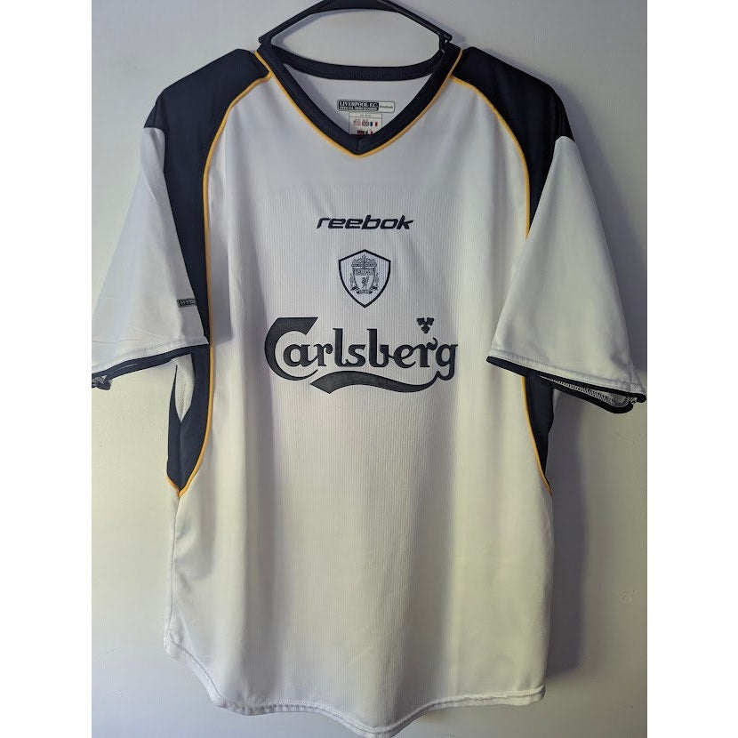 Liverpool 2001-02 Away Michael Owen Jersey Men’s Large Reebok Vintage Carlsberg
