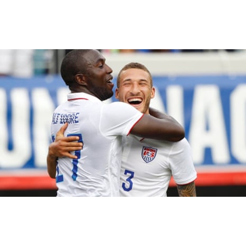 USA 2014 Home Altidore Jersey – Men’s Large | Authentic Nike World Cup Fully Patched Shirt