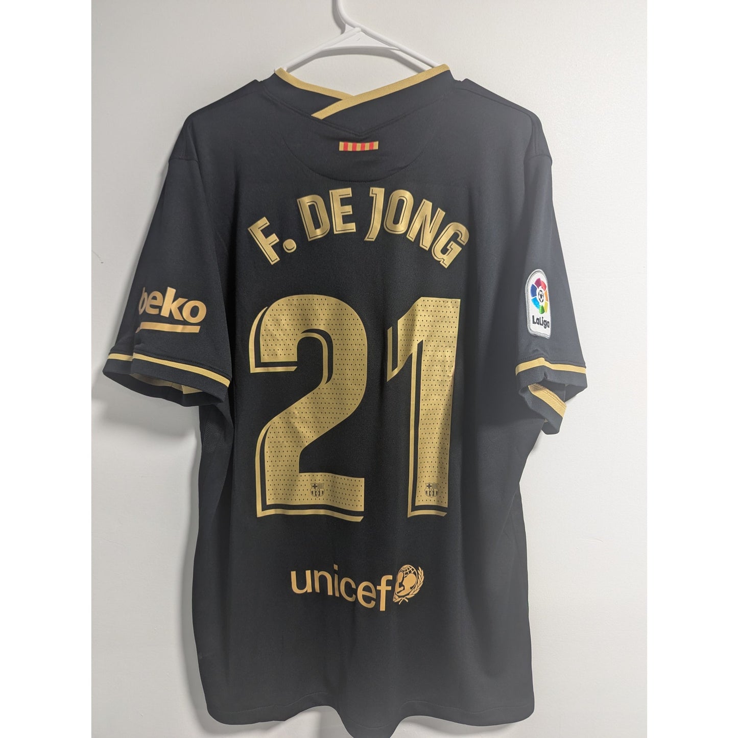 FC Barcelona 2020-2021 Away Frenkie De Jong Jersey - Men's XL (CD4231-011)