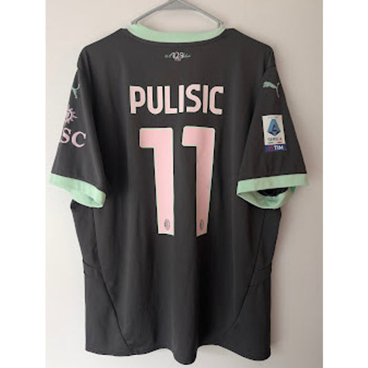 AC Milan 2024-25 Third Christian Pulisic Jersey Men’s XL Puma Serie A Fully Patched