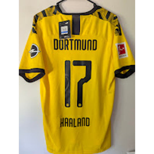 Borussia Dortmund 2019-20 Home Erling Haaland Jersey Men’s XL NWT Puma Bundesliga Patched