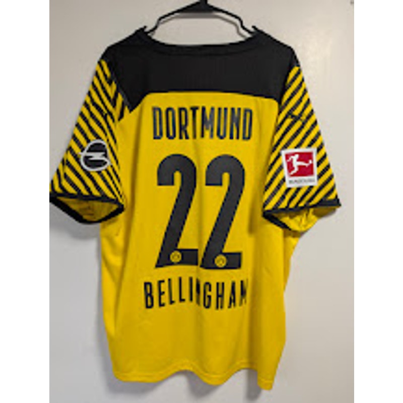 Borussia Dortmund 2021-22 home Jude Bellingham jersey, Puma, men's 2XL