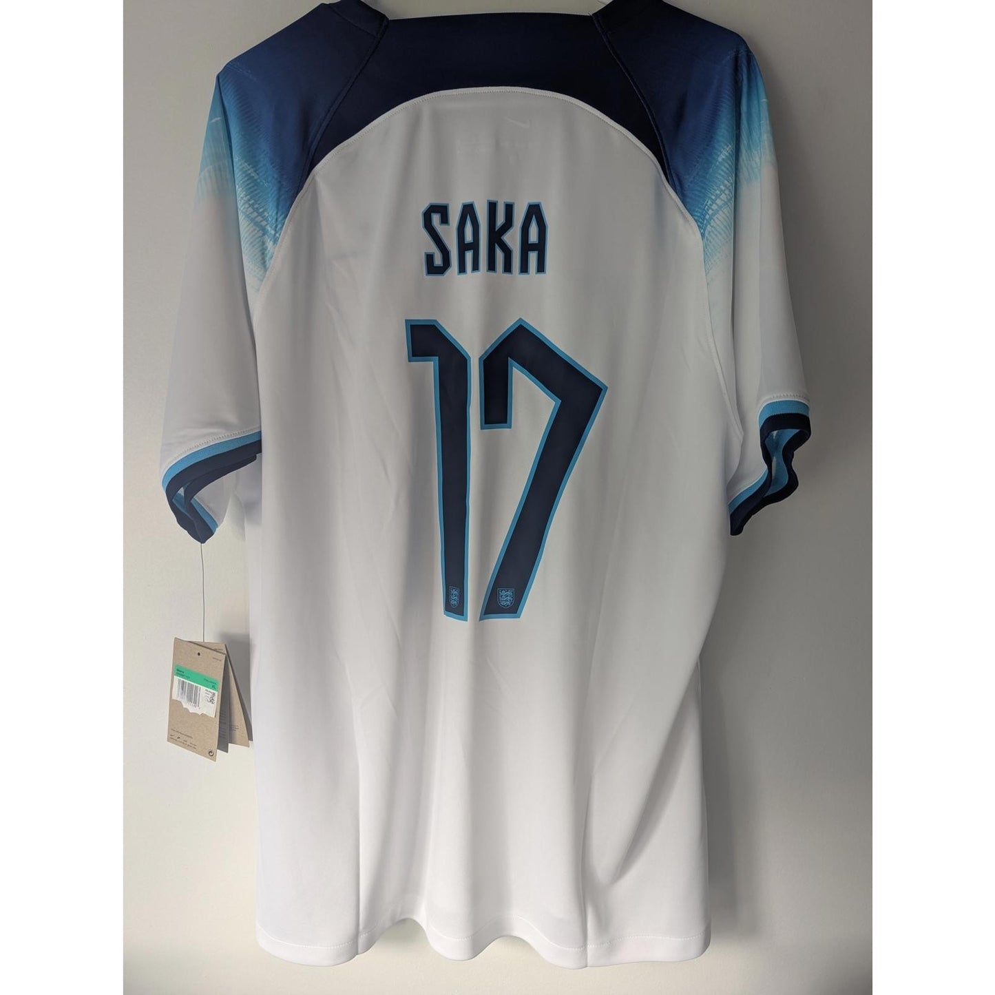 England 2022 Home Bukayo Saka Jersey Men XL NWT Rare Authentic Nike Kit