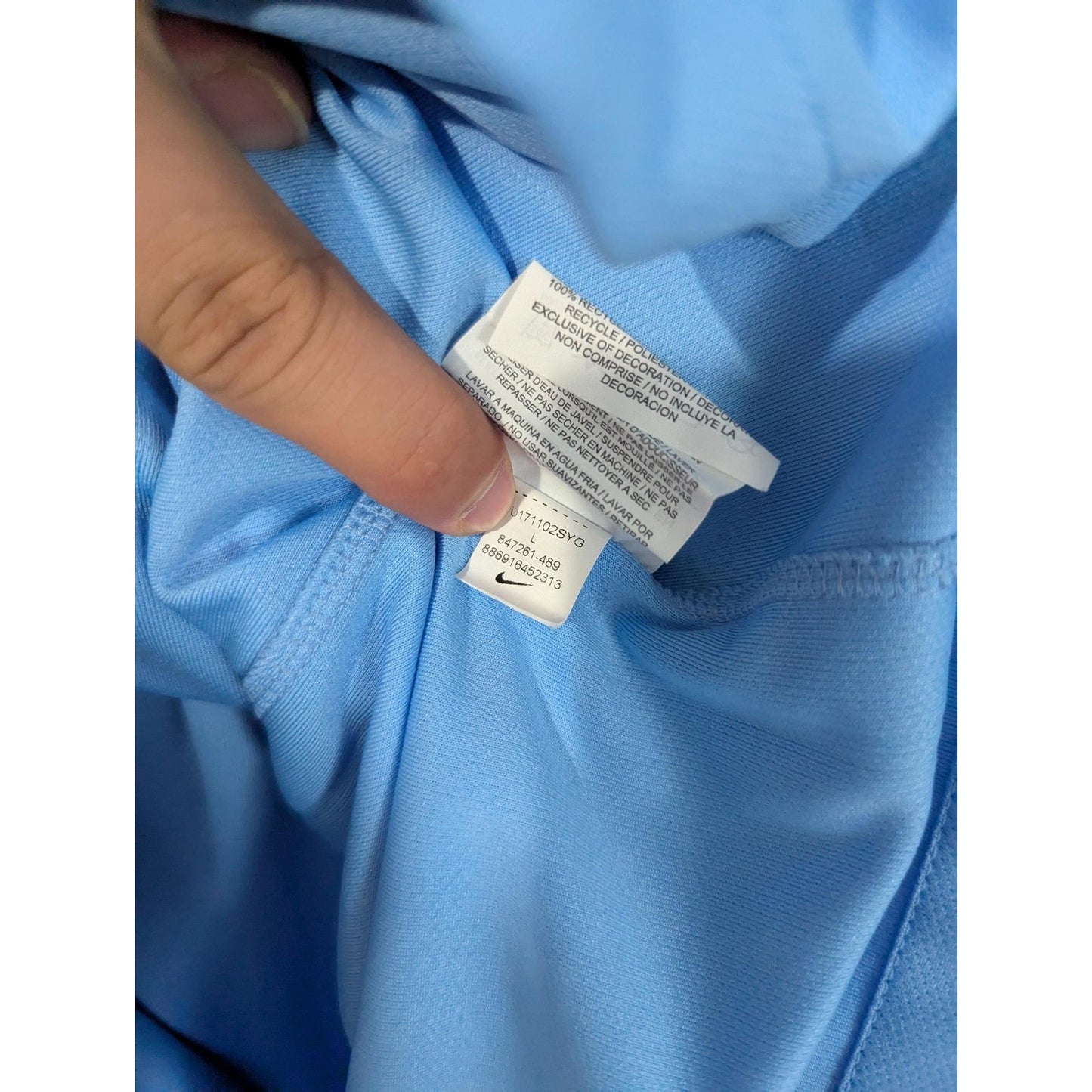 Manchester City 2017-18 Home Kun Aguero Jersey - Men's L - NWT - UCL - Fully Patched