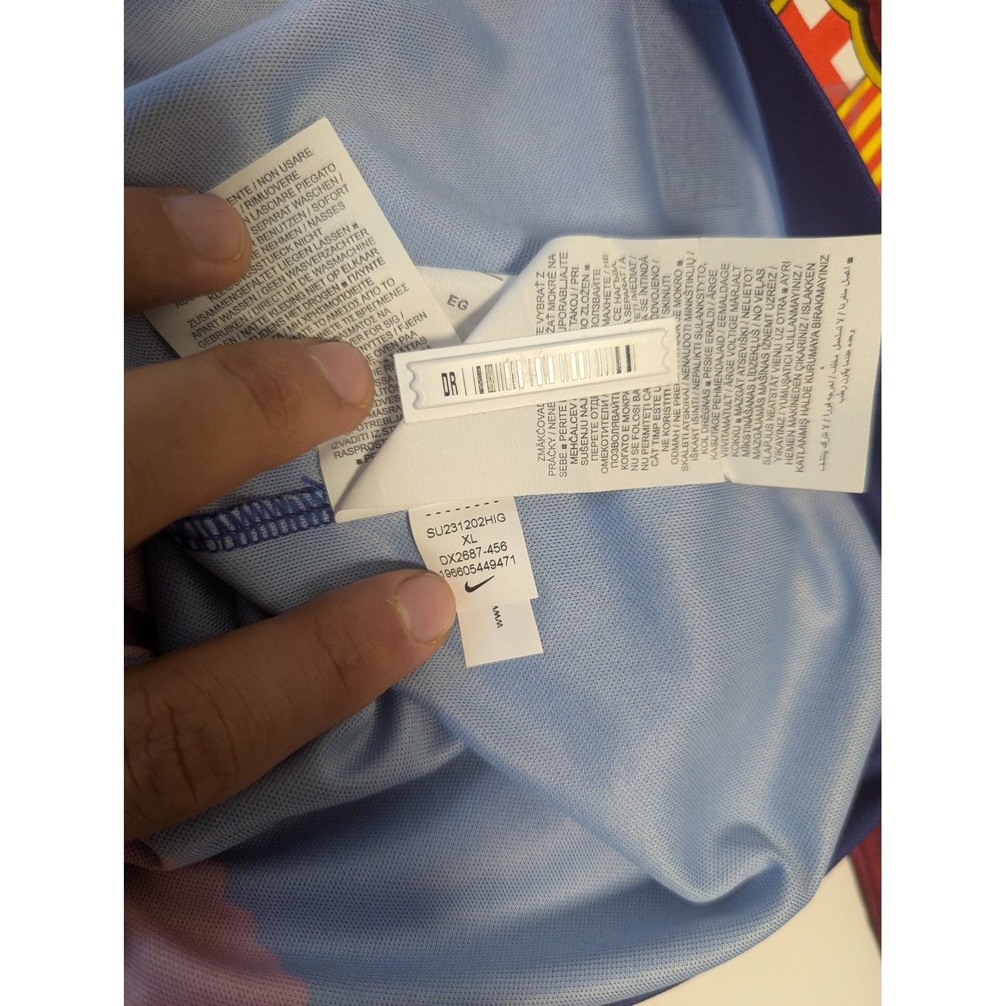 FC Barcelona 2023–24 Home Fermín López Jersey #16 – Men’s XL | NWT La Liga Fully Patched
