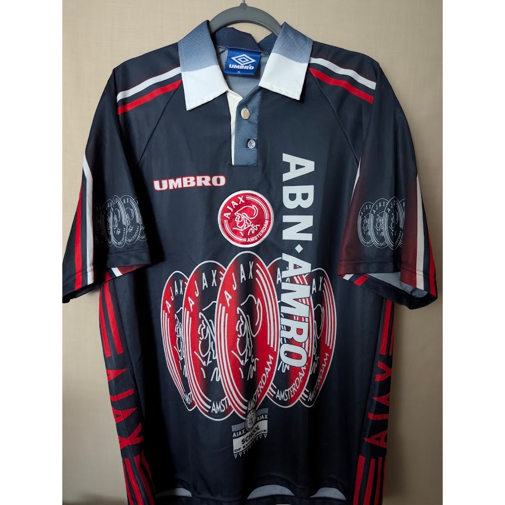 Ajax 1997-98 away jersey, vintage Umbro, ABN AMRO sponsor, men's XL