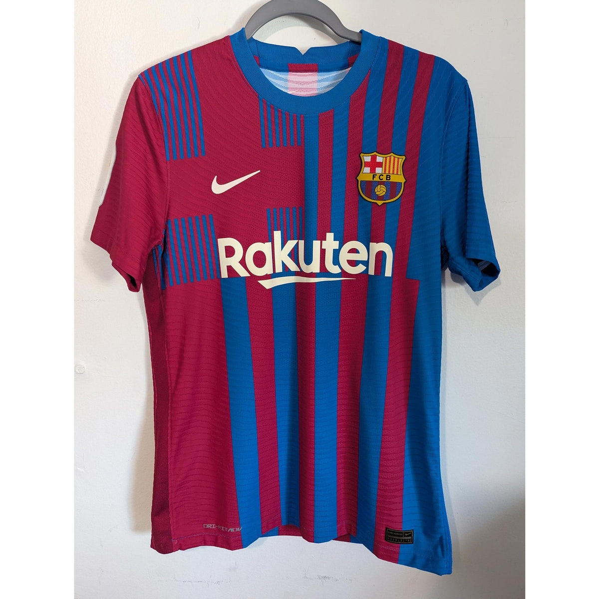 FC Barcelona 2021–22 Home Gavi Jersey – Men’s Medium | Authentic Nike ADV Player Version Shirt