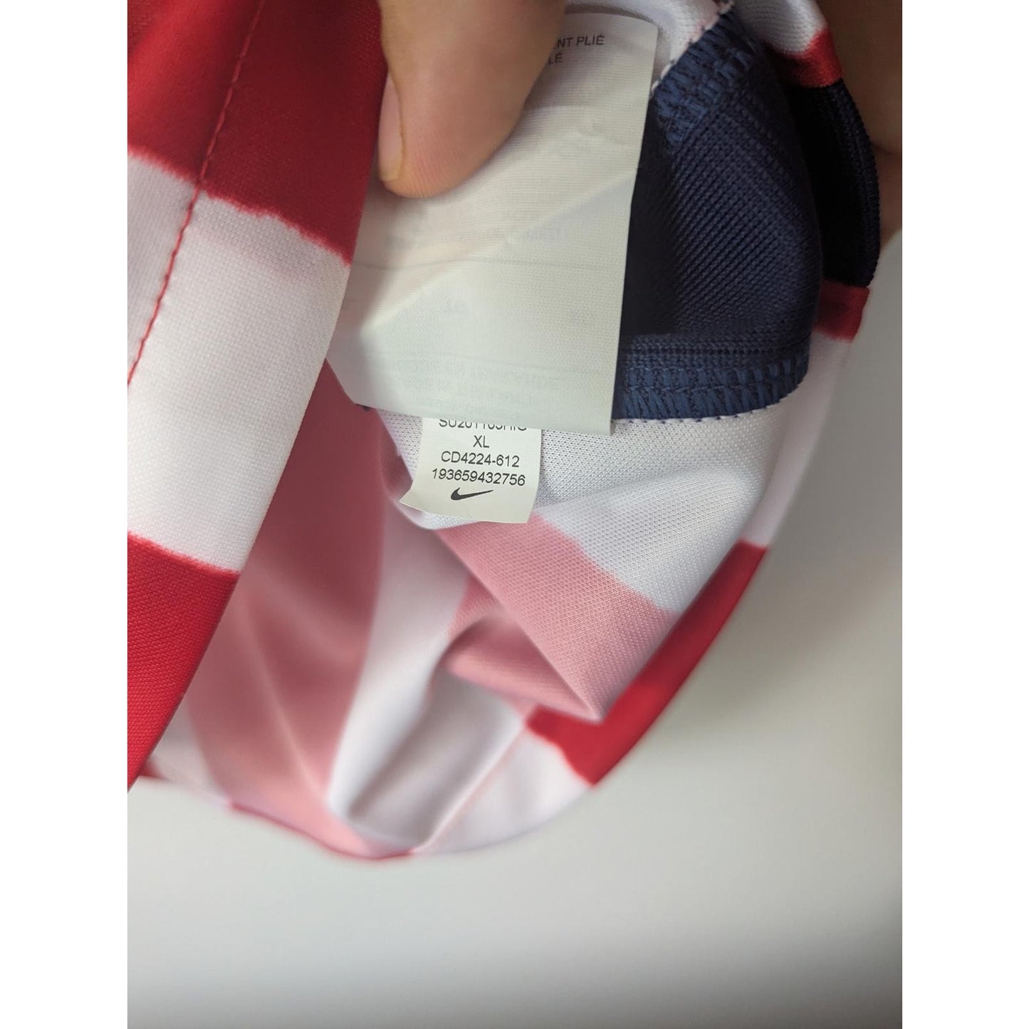 Atletico Madrid 2020-21 Home Luis Suarez Jersey - Men's XL - NWT