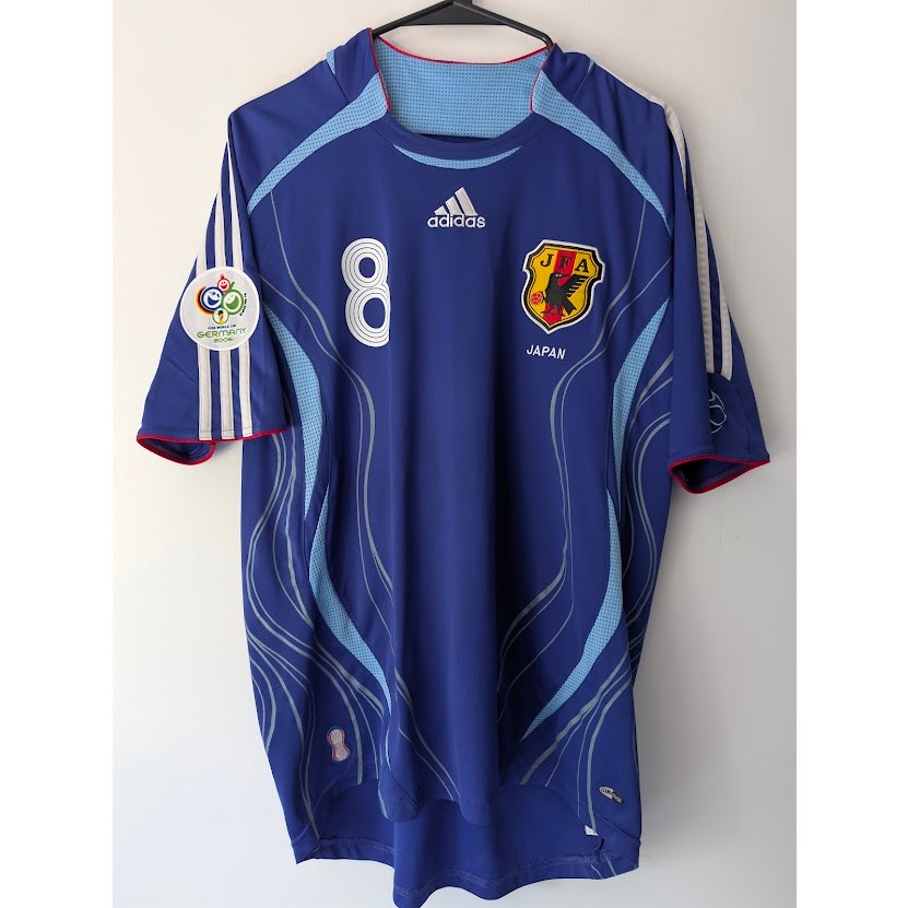 Japan 2006 Home Hidetoshi Nakata Jersey Men’s Large Adidas World Cup Soccer Shirt