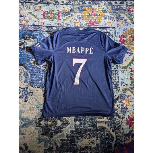 PSG 2022-23 Home Kylian Mbappe Jersey | Men's XL | NWT