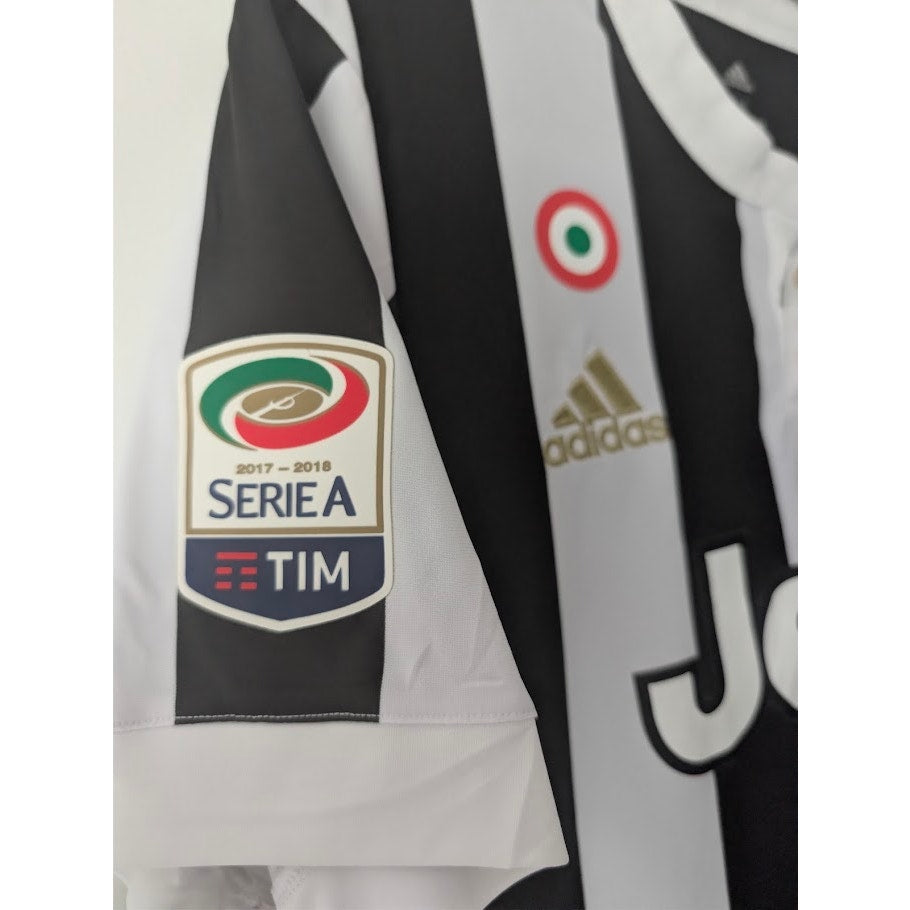 Juventus 2017-18 Home Paulo Dybala Jersey Men's Medium Serie A Fully Patched