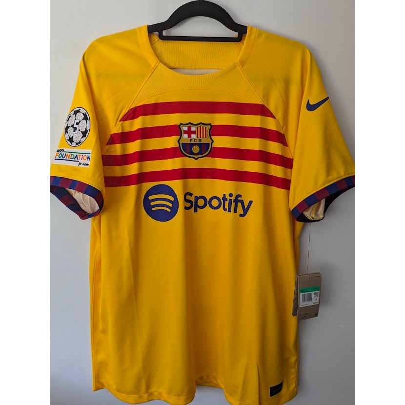 FC Barcelona 2023-24 Fourth Fermin Lopez Jersey Men’s XL Nike UCL Match Shirt NWT