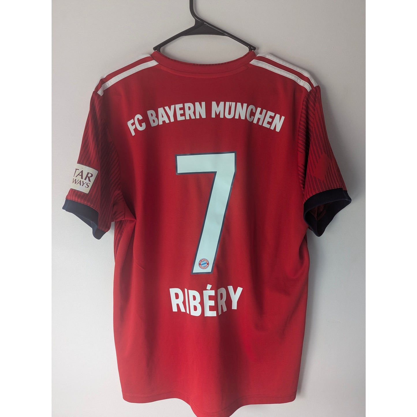 Bayern Munich 2018-19 Franck Ribery Home Jersey Men’s Large Adidas Soccer Shirt