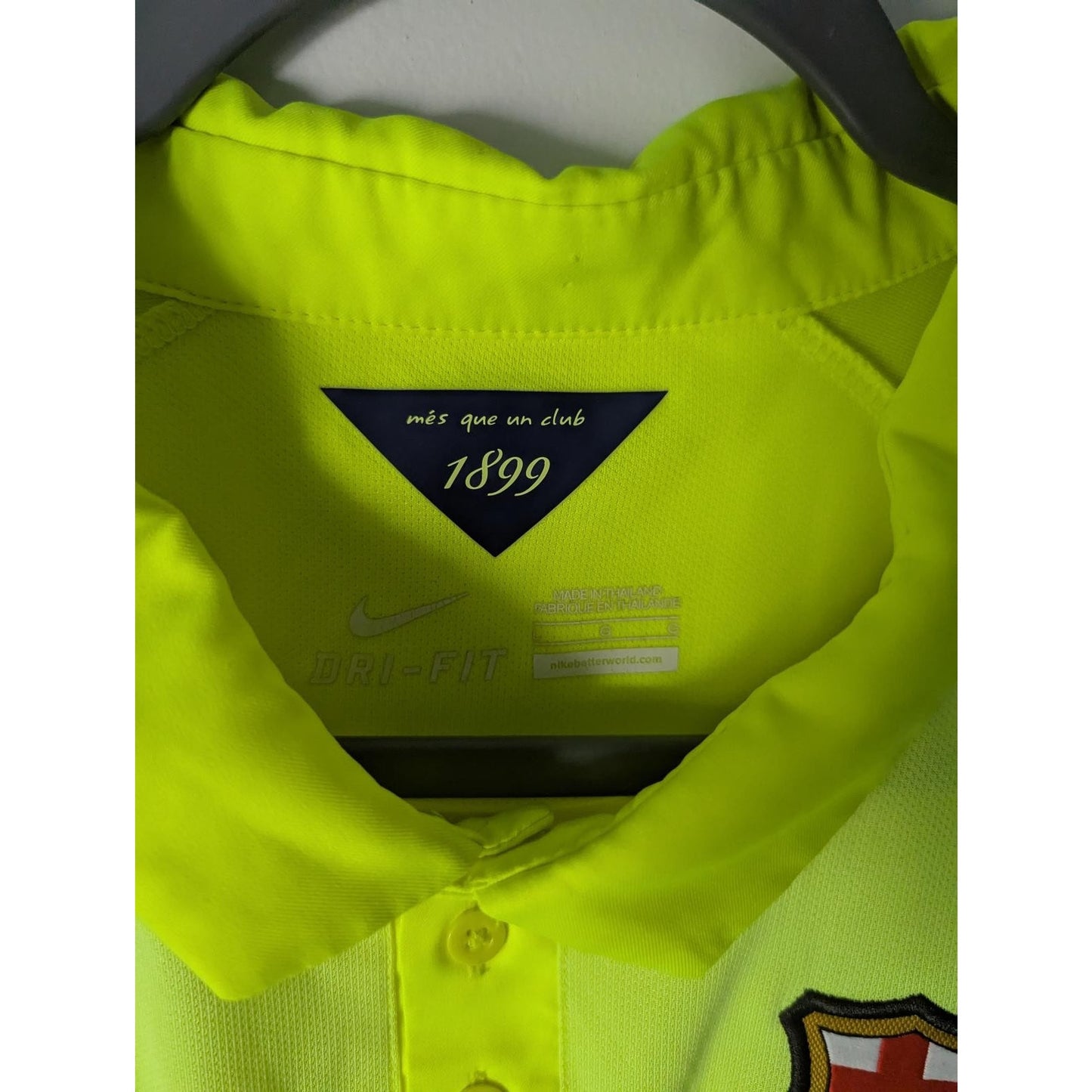 FC Barcelona 2014-15 Away UCL Messi Jersey - Men's L