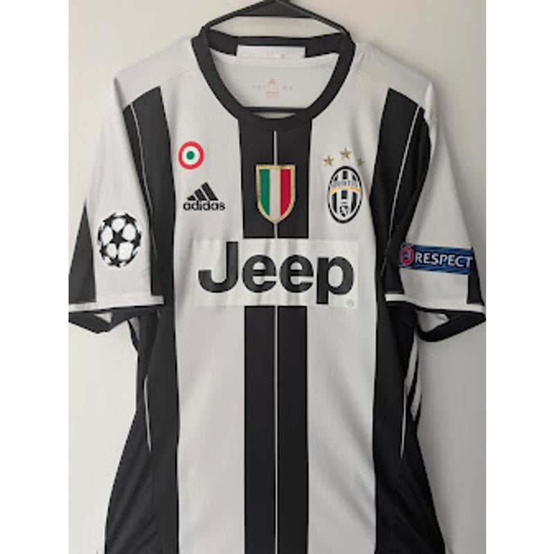 Juventus 2016-17 Home Dybala Jersey Men's Large UCL Fully Patched