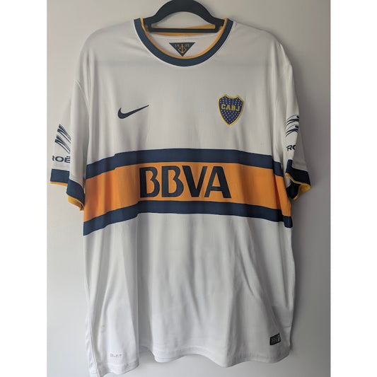 Boca Juniors 2014-15 Away Juan Roman Riquelme #10 Jersey Nike Authentic White