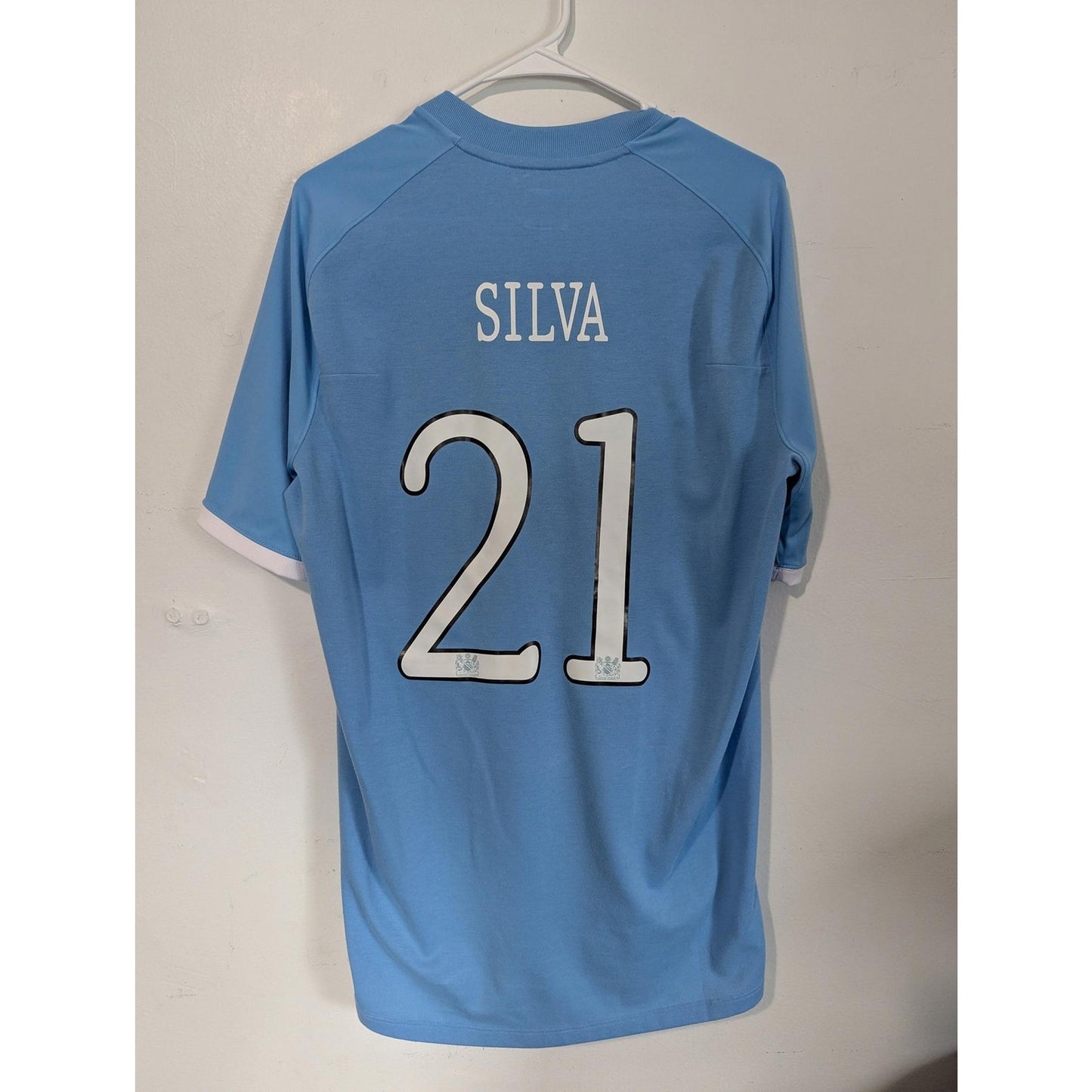 Manchester City 2010-11 Home David Silva Jersey - Men's XL