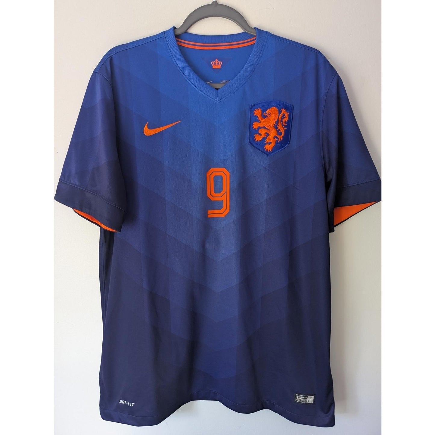 Netherlands 2014 Away Robin Van Persie Jersey - Men's Large