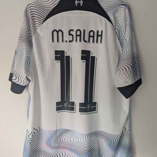 Liverpool 2022-23 Away Mohamed Salah Jersey - Men's XL
